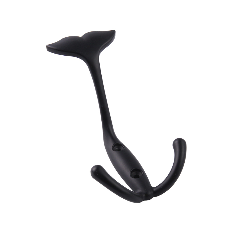 Y109 Fishtail in lega di zinco a doppio gancio e gancio del cappello