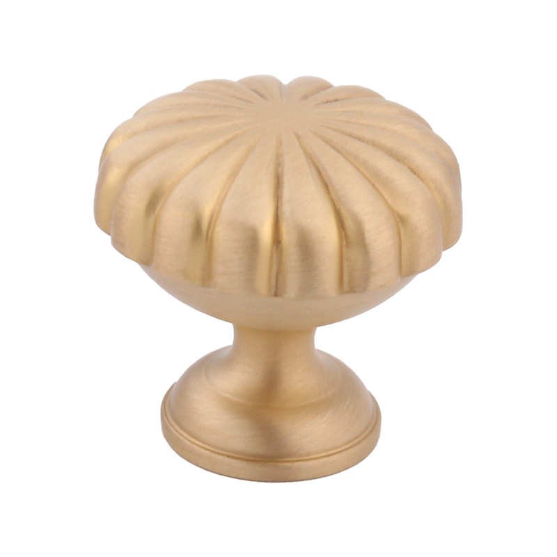 9085 French Pumpkin Ottone a foro singolo porta piccola maniglia